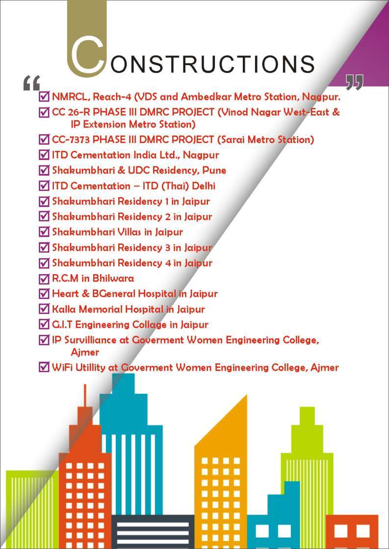 GSB constructions brochure page